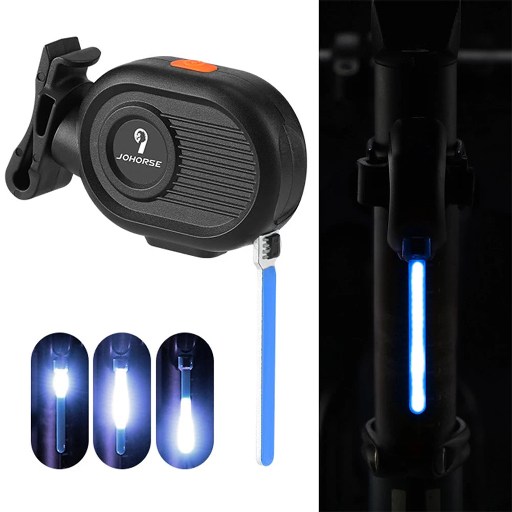 Bicycle Rear Light Running Water Pilot Lights Bicycle Taillights Night Riding Lights Safety Warning Lights Bike