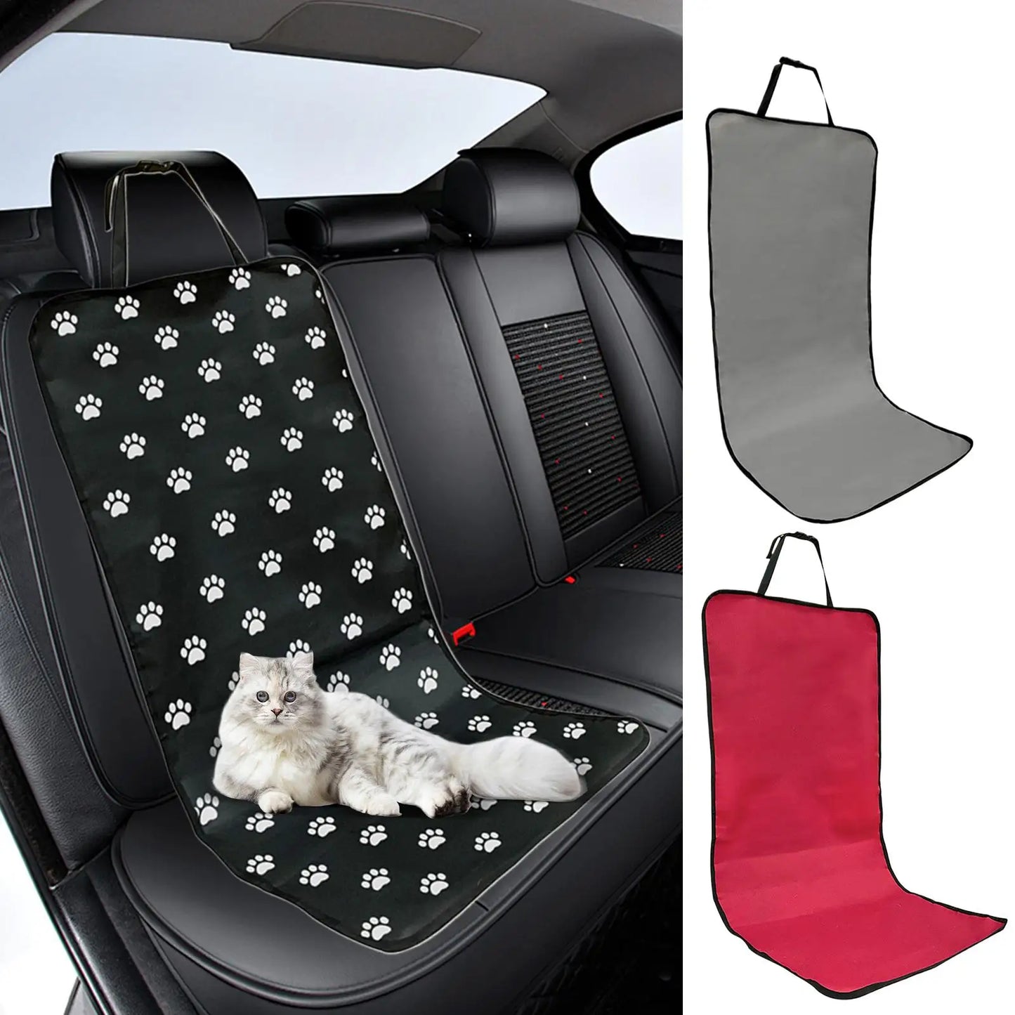 Seat Cover For Dogs Waterproof Car Pet Front Seat Cover Non-Slip Pad Easy-to-Clean Animals Chair Cushion For Sedan Truck Travel