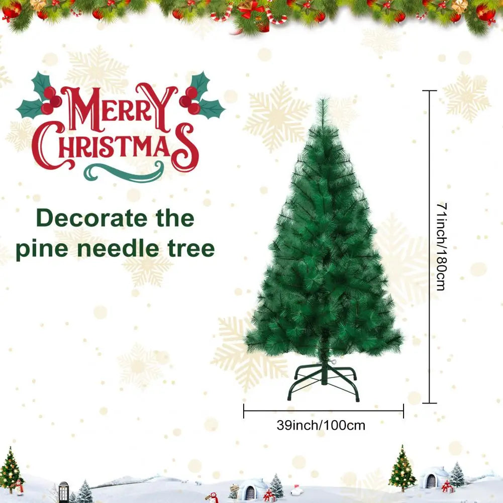 6FT Artificial Christmas Tree with Ornaments & Tree Topper .Full Holiday Decoration Set for Home, Office & Seasonal Displays  Description: