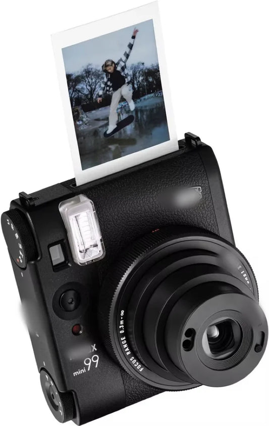 Mini 99 Instant Film Camera Black Portable Retro Style