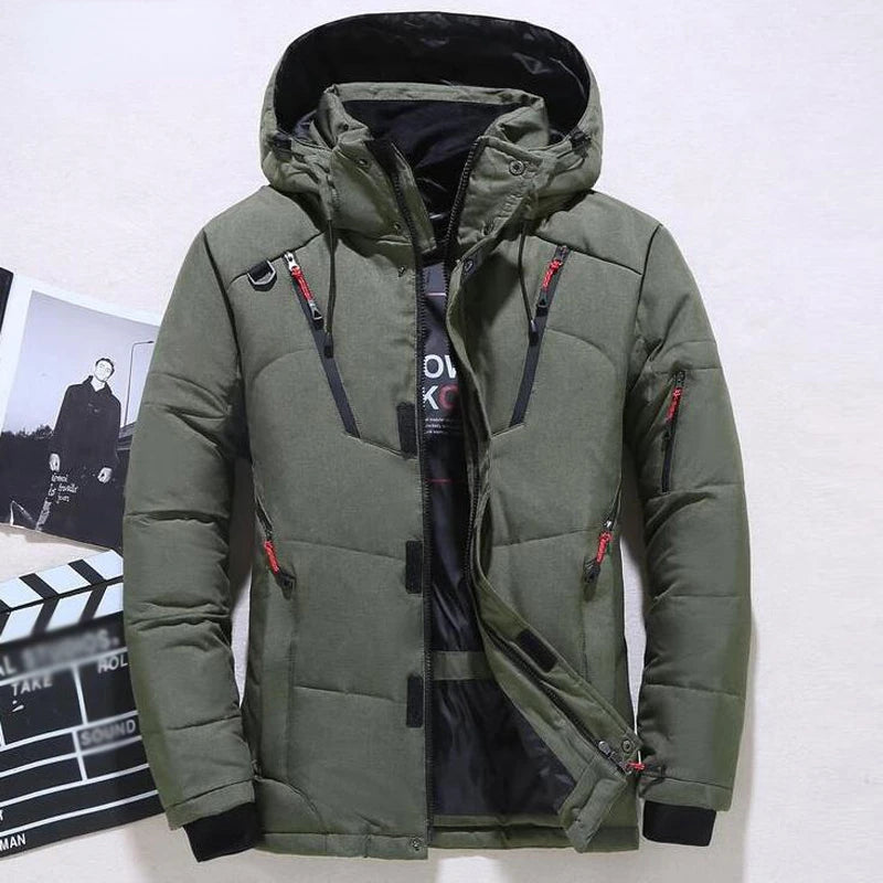 Men’s Extreme Cold Weather Duck Down Parka Jacket