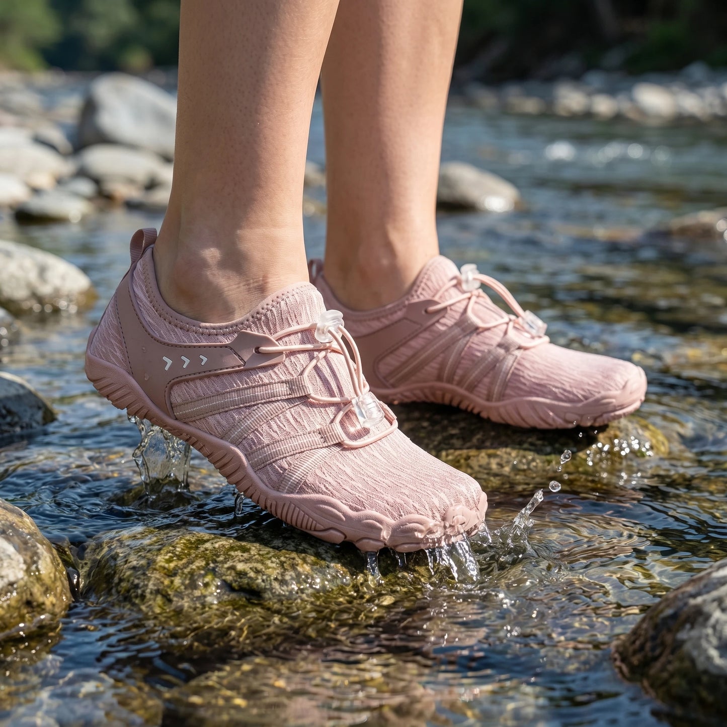Women’s Anti-Slip Quick-Dry Aqua Shoes .Lightweight Barefoot Beach & Water Sports Footwear