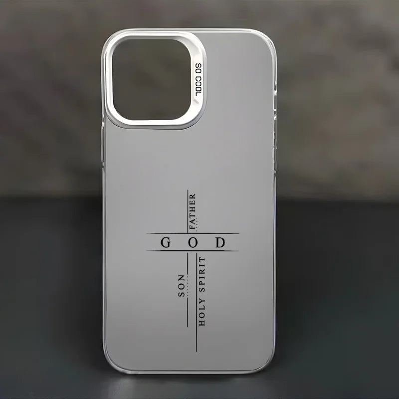 Faith Inspired Cross iPhone Case. Stylish Protective Holy Spirit Phone Cover