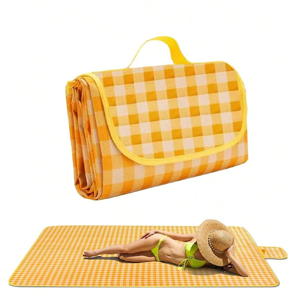 Waterproof Picnic Blanket .Extra Large Beach & Camping Mat (150x200cm)