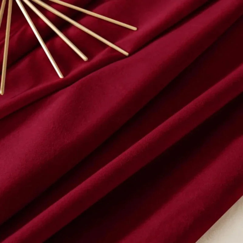 Luxury Velvet Blackout Window Curtains