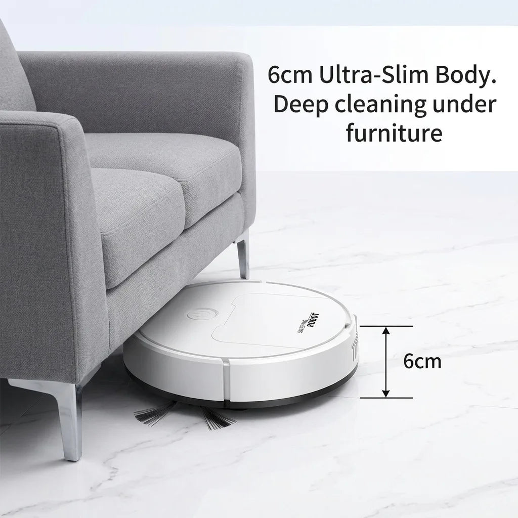 3-in-1 Mini Robot Vacuum | Sweep, Vacuum & Mop