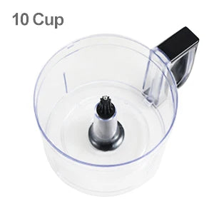 10-Cup (2.36L) 5-in-1 Electric Food Processor Powerful 600W Motor BPA-Free Easy Clean – Ideal for Smoothies, Dough, Baby Food