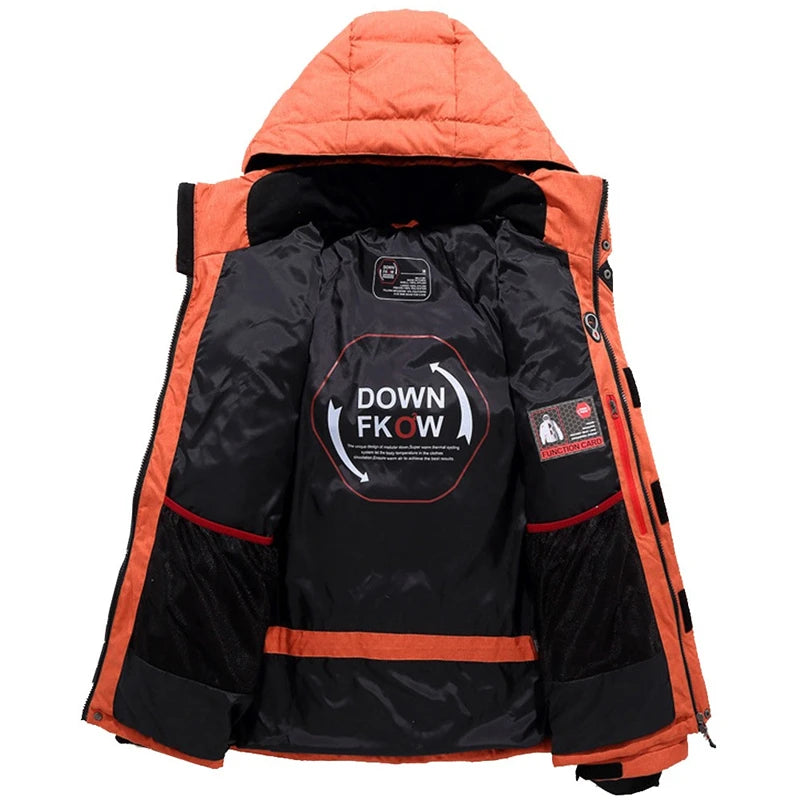 Men’s Extreme Cold Weather Duck Down Parka Jacket