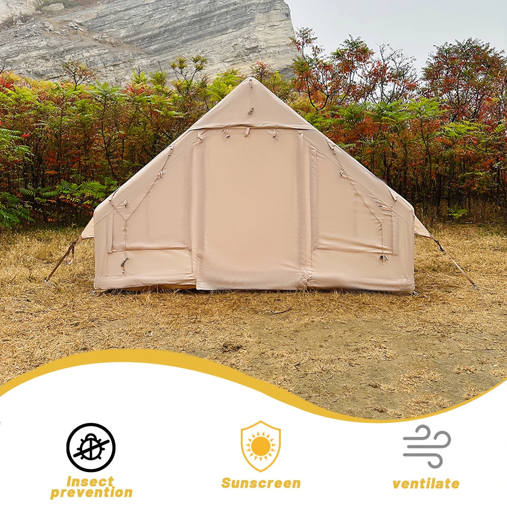 Luxury Inflatable Glamping Tent – Spacious Waterproof Camping Shelter for Outdoor Living