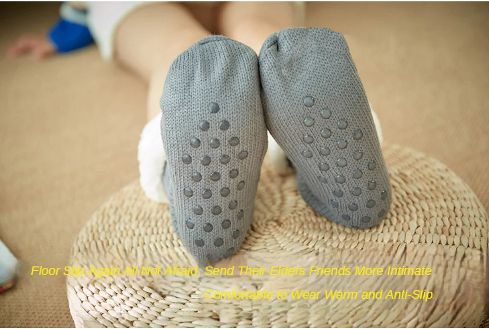 Womens Fuzzy Thermal Sock Plush Grip Hemp Winter Soft Female Home Indoor Warm Bedroom Non slip fluffy Thick Slipper Floor Sock