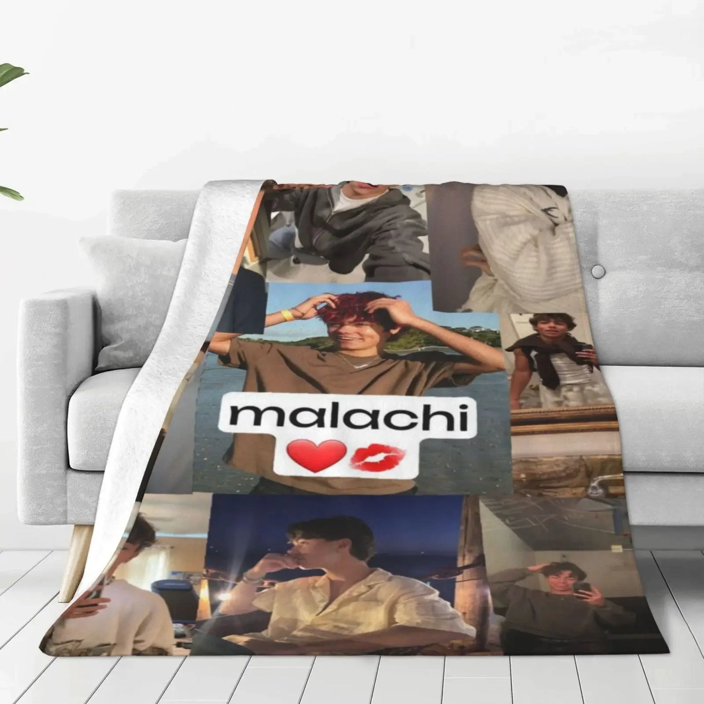Love Malachi Barton Ultra-Soft Flannel Blanket For Sofa,Bedspread,Handsome Man Lightweight Throw Blanket,Gifts for Girls,Friends