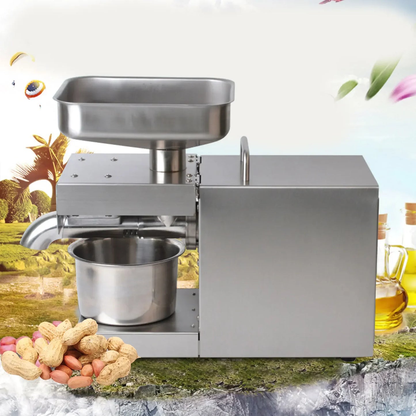 Commercial Oil Press 304 Stainless Steel Extractor 600W