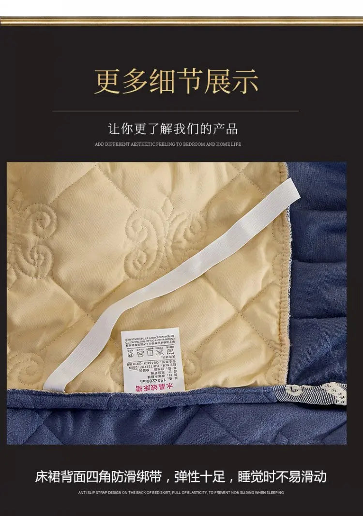 Elegant 3-Piece Lace Fitted Bedspread Set