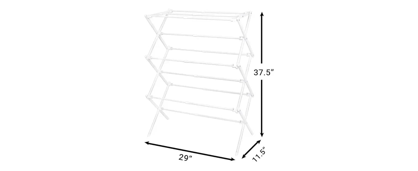 Foldable Clothes Drying Rack for Indoor & Outdoor Laundry, Space-Saving Air Drying Stand