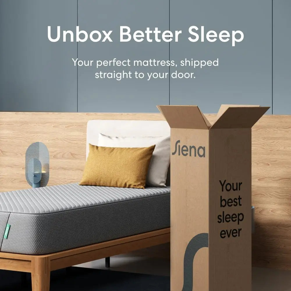 10” Twin Gel Memory Foam Mattress Medium Firm 180 Night Trial Premium Pressure-Relieving Layers 10 Year Warranty Mattress in a B