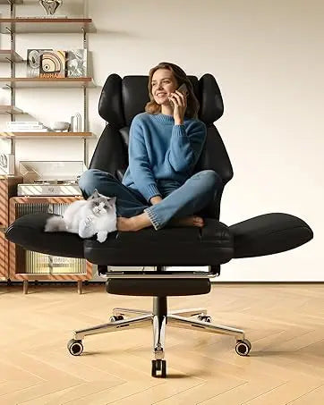 Ergonomic High Back Office Chair with Headrest & Flip Up Arms