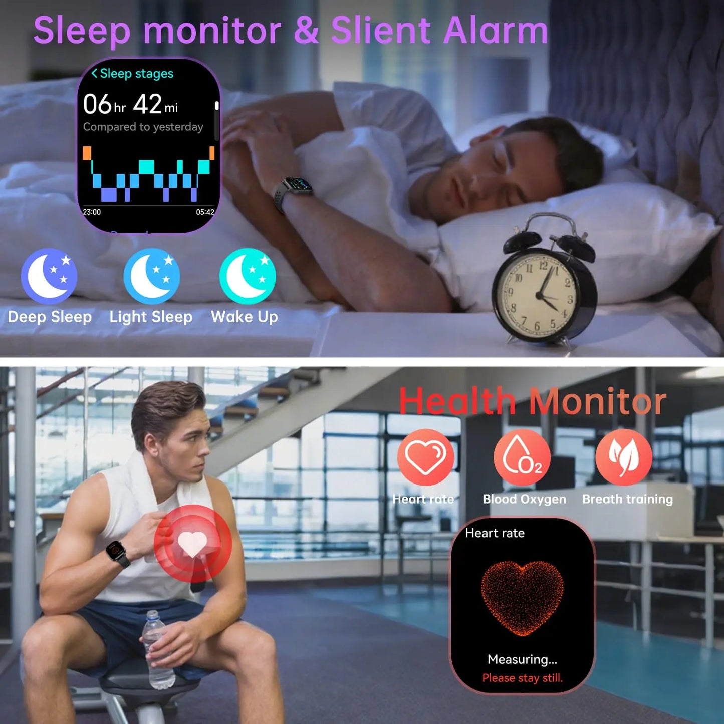 2026 GPS AMOLED Smart Watch for Men . 2.06” HD Display, Bluetooth Calling, Fitness & Health Tracker