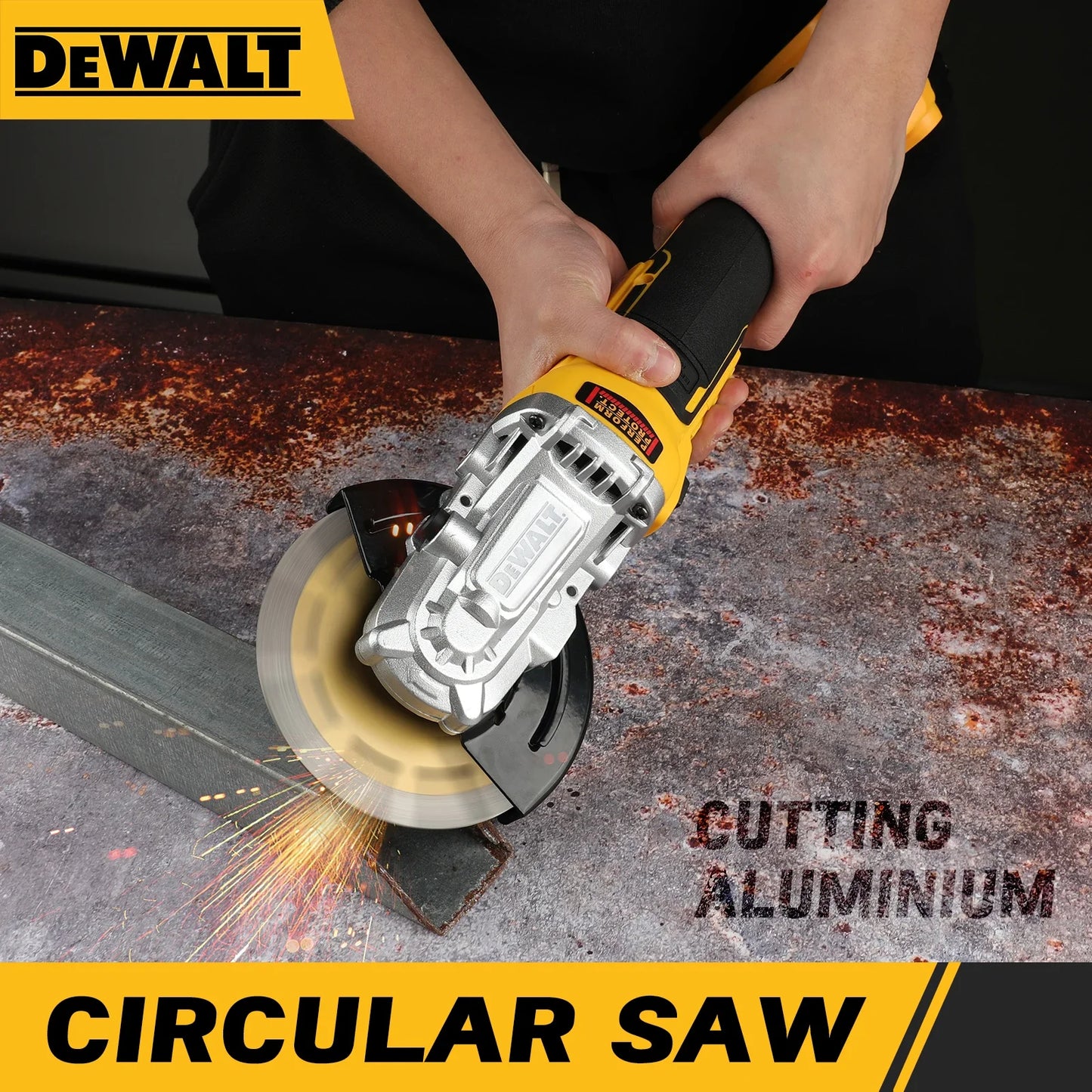 2025 New! DEWALT DCG405FN 125mm Flat Head Angle Grinder - Bare Machine, 18V Lithium - Powered Brushless Tool for Precise Cutting