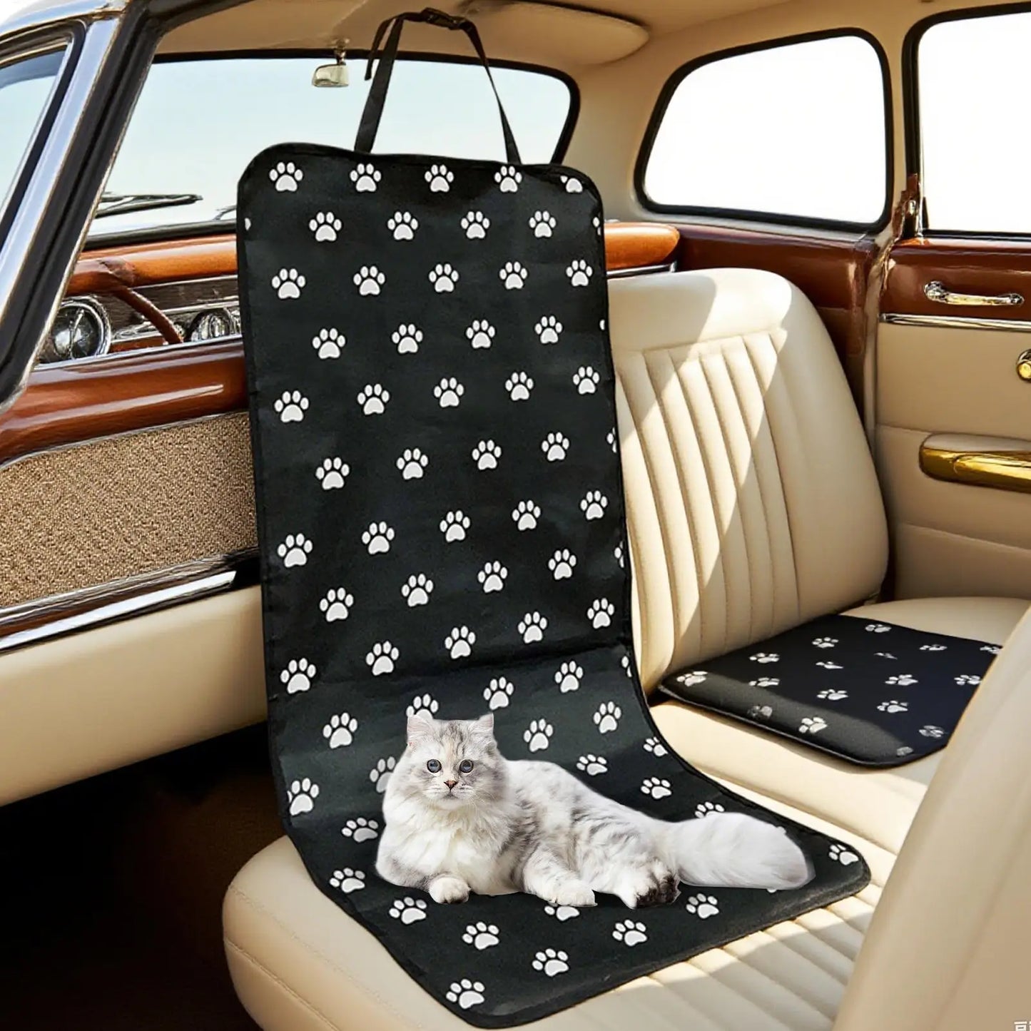 Seat Cover For Dogs Waterproof Car Pet Front Seat Cover Non-Slip Pad Easy-to-Clean Animals Chair Cushion For Sedan Truck Travel
