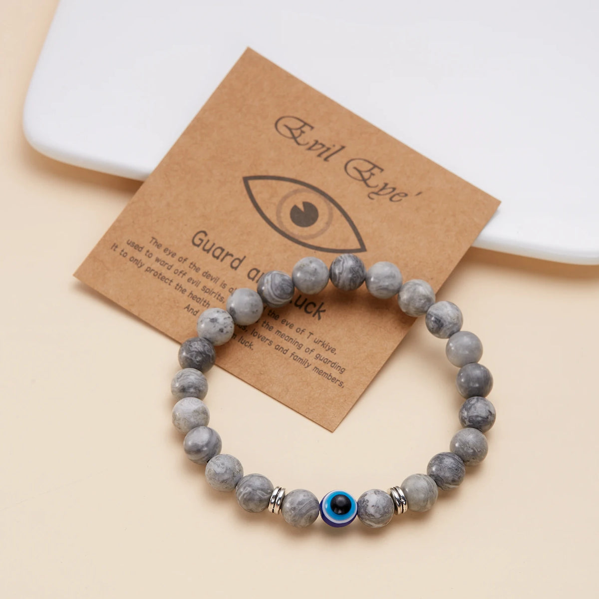 Evil Eye Beaded Bracelet  Multicolor Options