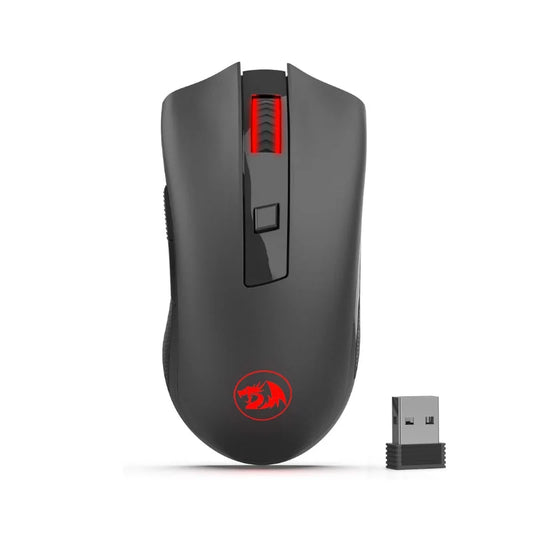 Redragon M652 2.4GHz Wireless Gaming Mouse, Ergonomic Optical USB Mouse with Adjustable DPI for PC, Laptop & Mac