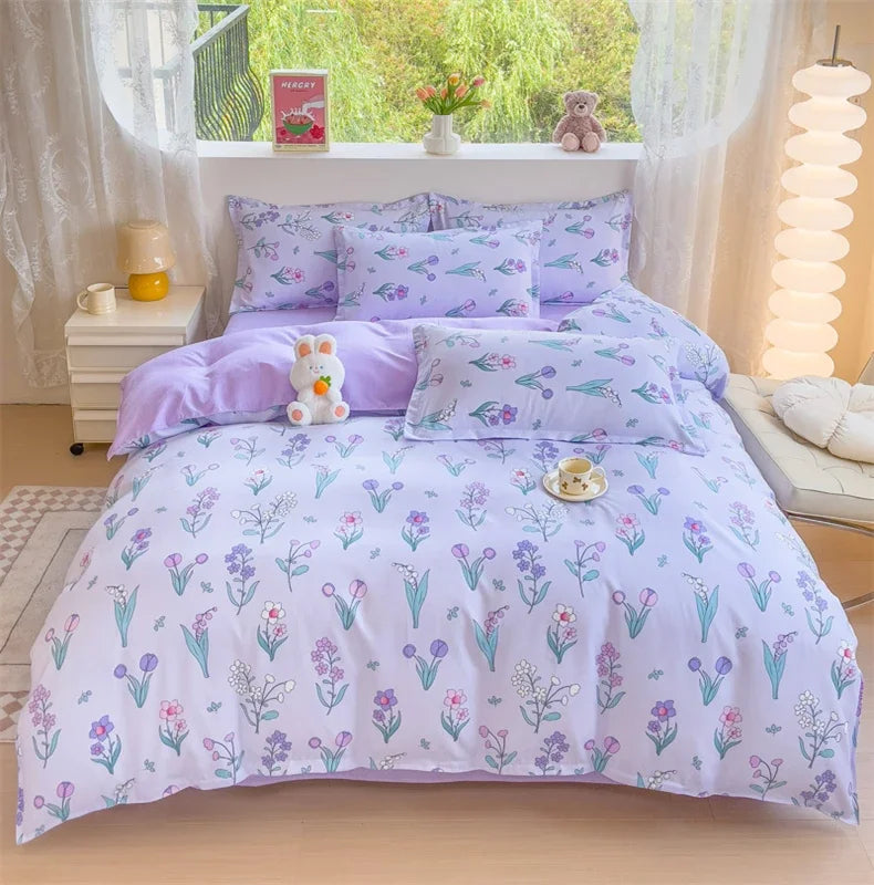 Printed Comforter & Duvet Bedding Set