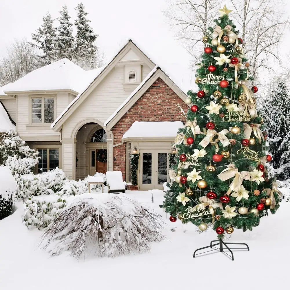 5ft Artificial Christmas Tree With Iron Base Pencil Tree