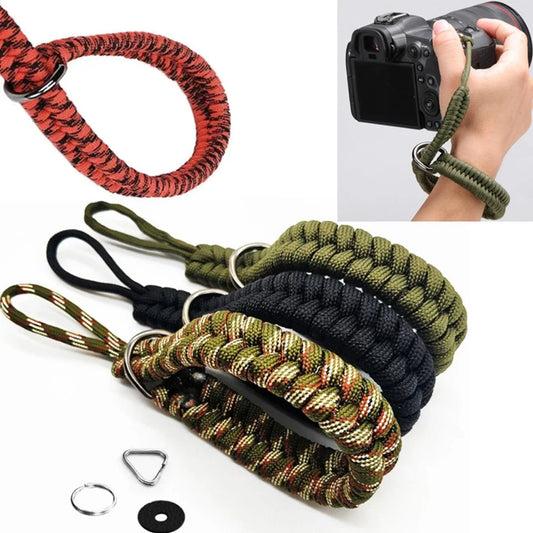 Handmade Woven Camera Wrist Strap with Safer Connector Camera Hand Strap Camera Strap for Canon Nikon Sony Fuji Leica Olympus