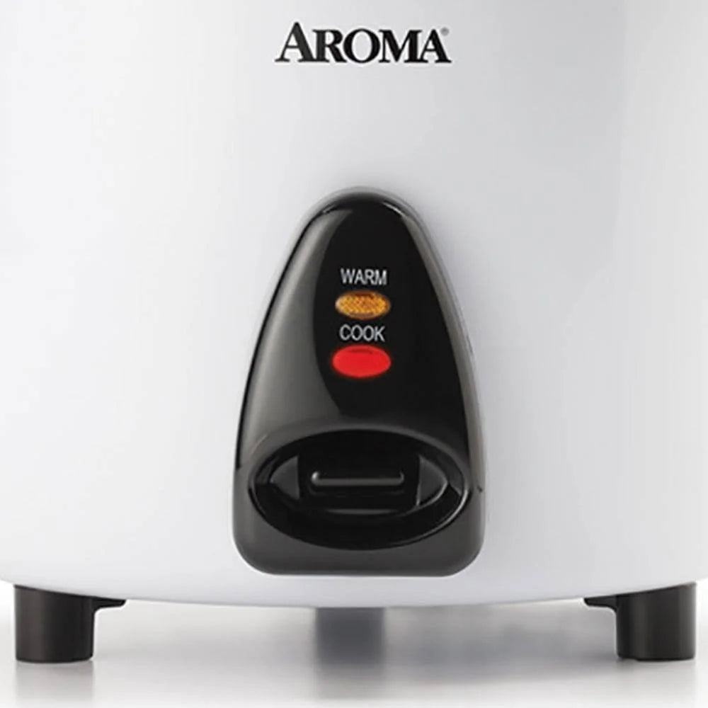 Rice Cooker Steamer With Nonstick Pot Glass Lid Easy Clean