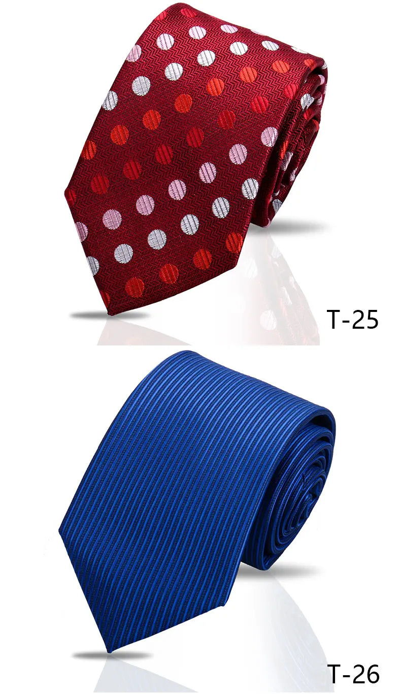 Men's Tie Brand New Fashion Blue Necktie Green Orange Gravatas For Men Paisley Floral Fit Wedding Workplace Slim Dots Wholesale