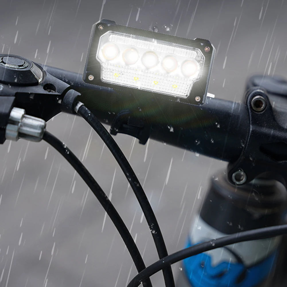 Bicycle Front Light Super Bright Bicycle Light Waterproof Bicycle Head Light 5 Level Dimmable Bicycle Headlight for Night Riding