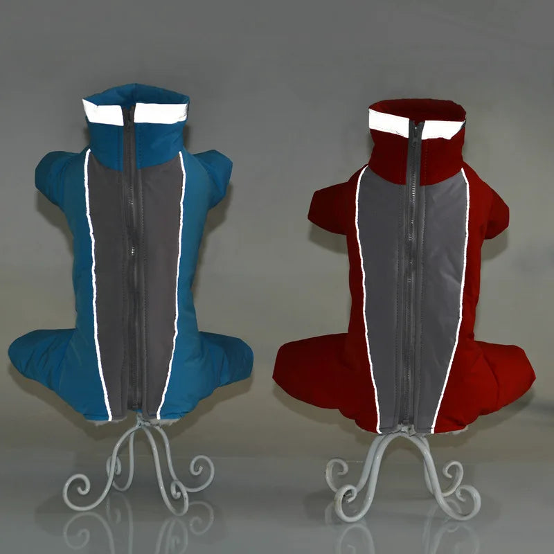Waterproof Winter Dog Coat. Warm Fleece Jacket for Small Dogs