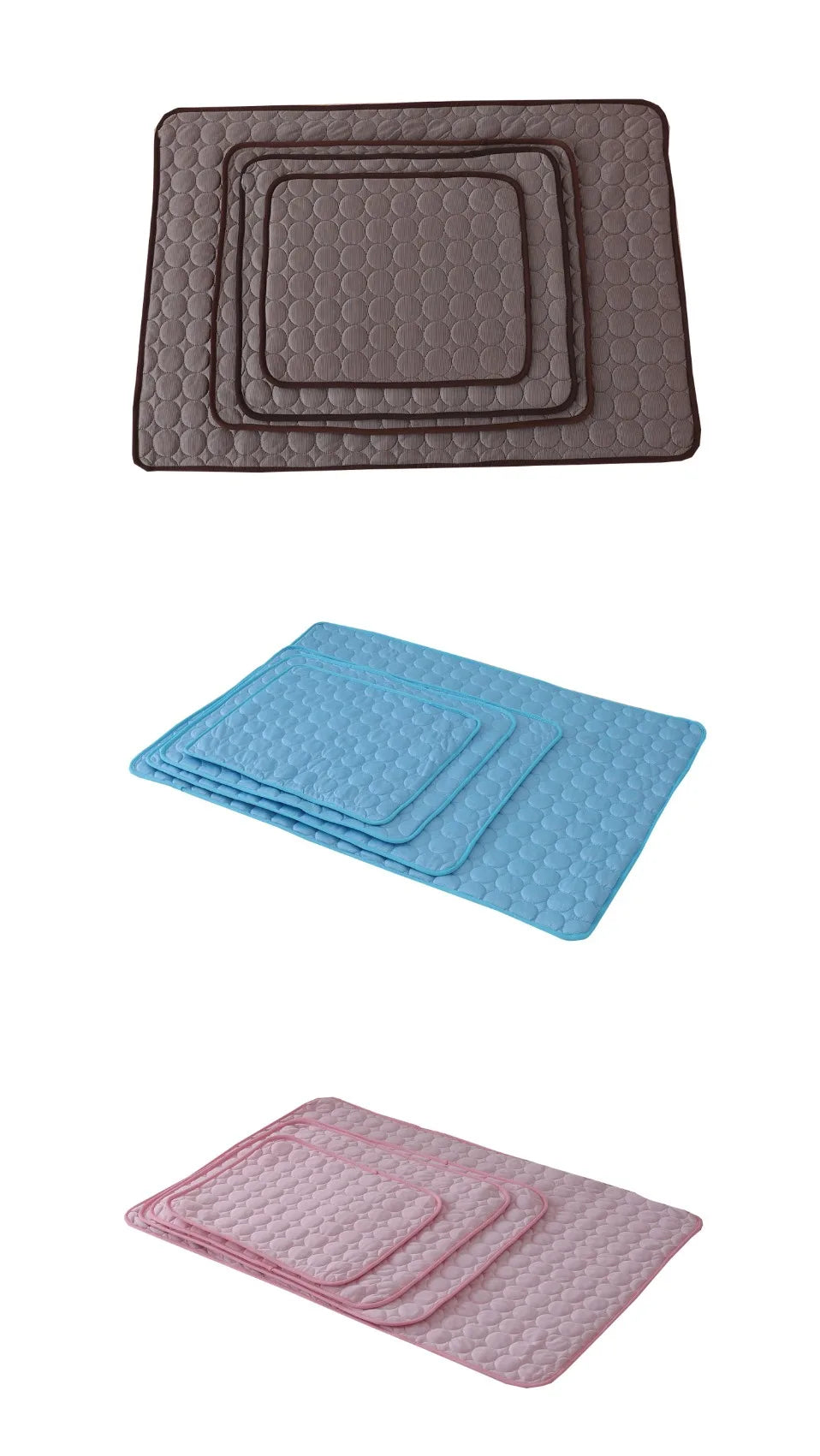 Extra Large Cooling Gel Pet Mat for Dogs & Cats.Reusable Summer Cooling Pad
