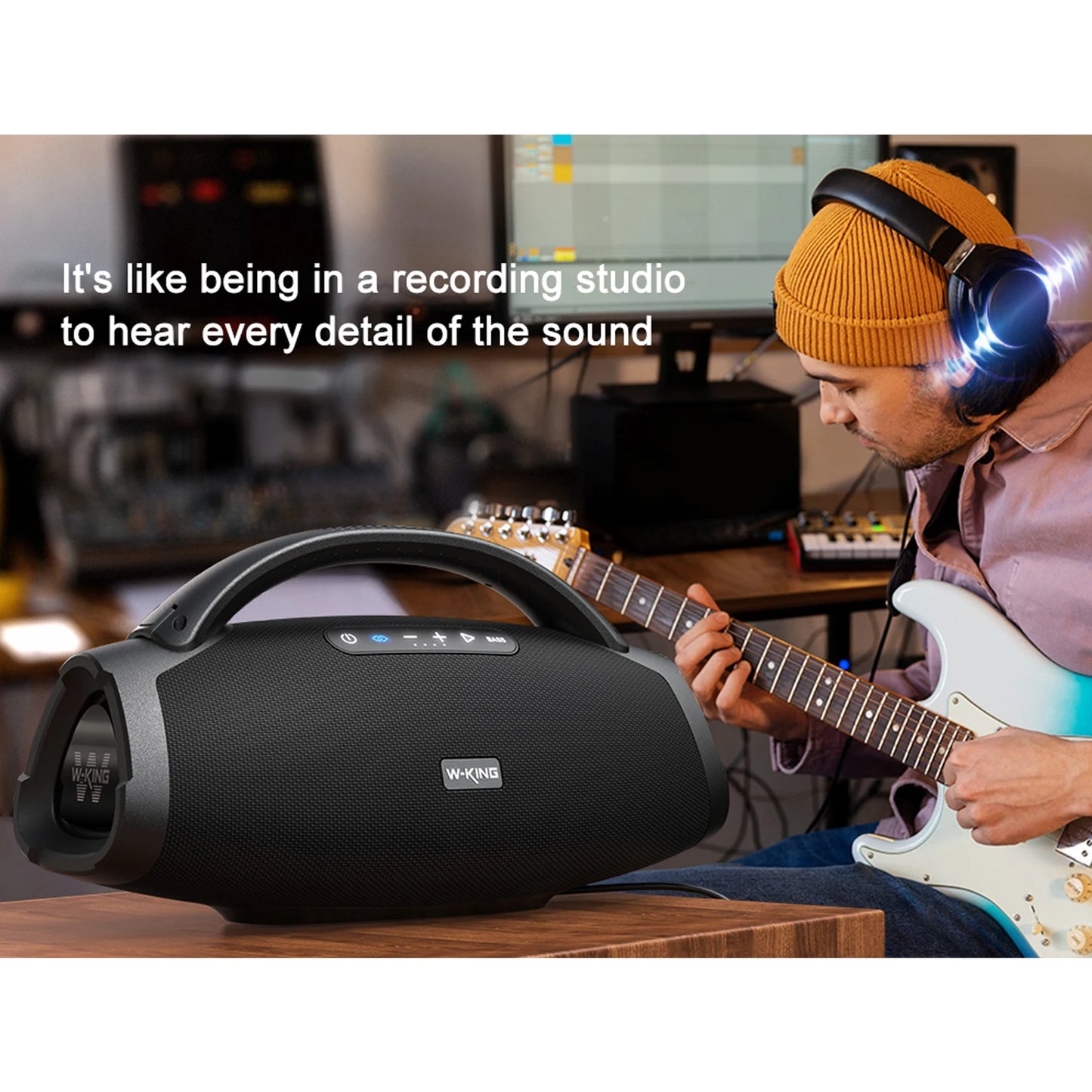 W-KING X20 200W RMS Portable Bluetooth Party Speaker with Deep Bass, Bluetooth 5.4, Karaoke & Power Bank