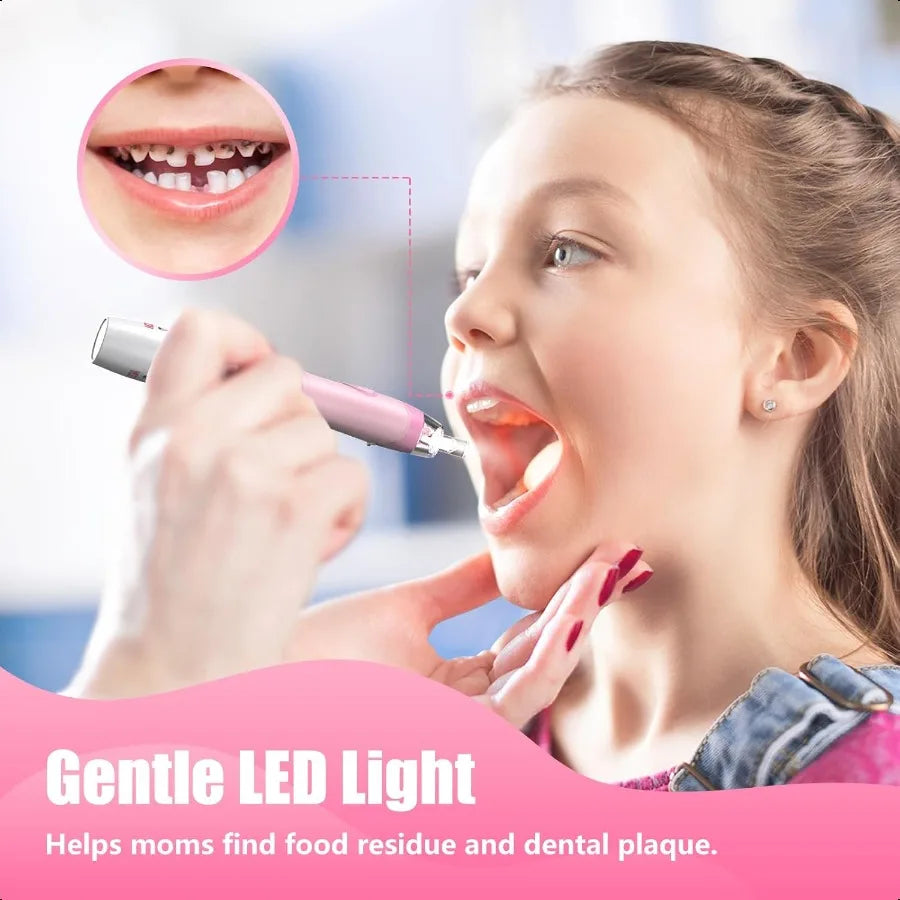 Toddler Electric Toothbrush With Timer Rainbow LED