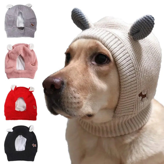 Quiet Comfort Dog Ear Muff .Noise Protection Anxiety Relief Pet Hat