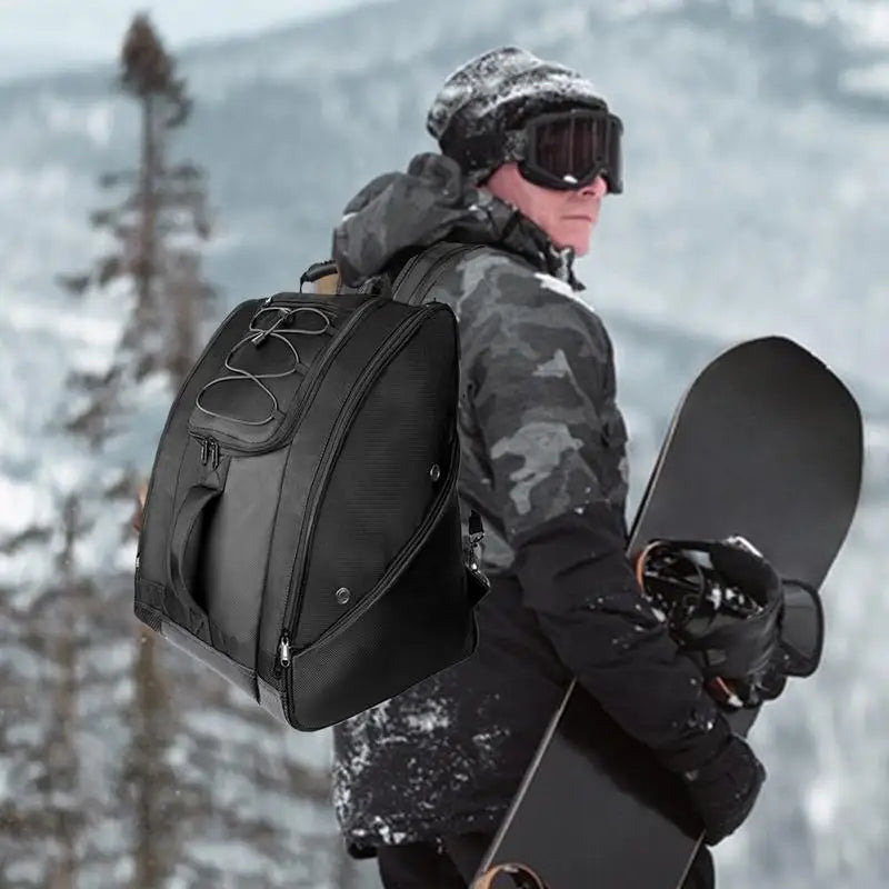 Ice Ski Snow Boots Bag Adjustable Skating Shoes Storage