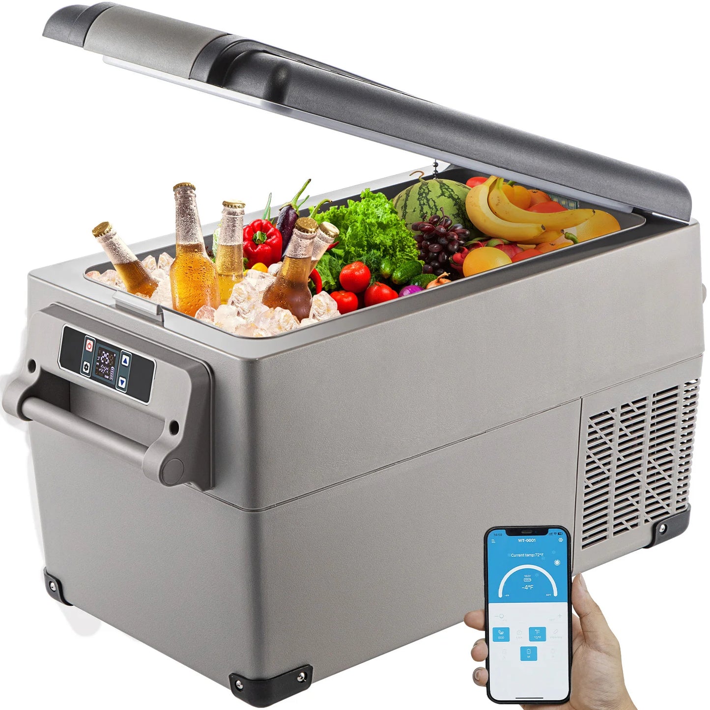SucceBuy 15–55L Portable Electric Cooler. Compressor Refrigerator Freezer for Car, RV, Camping, Travel, Truck & Outdoor Adventures