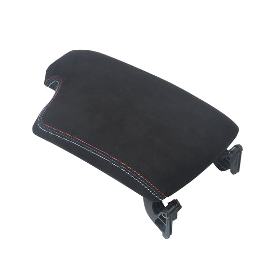 Armrest Lid For BMW 3 Series E90 E91 E92 E93 Alcantara Armrest Box Center Console Cover Soft Cushion Armrest Pad Anti-Slip