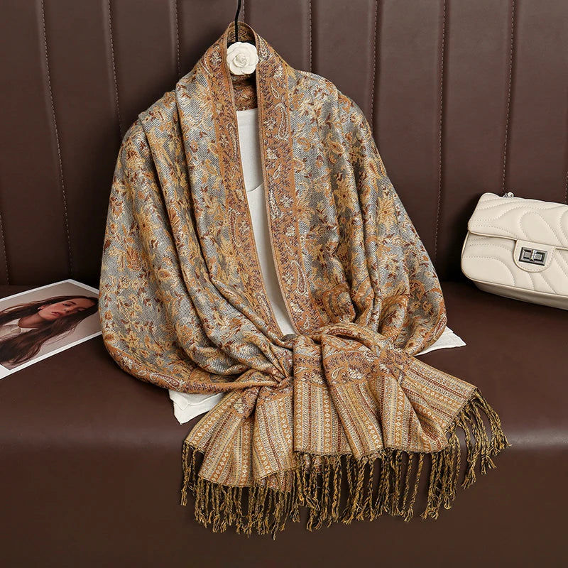 Luxury Cashmere Winter Scarf Shawl