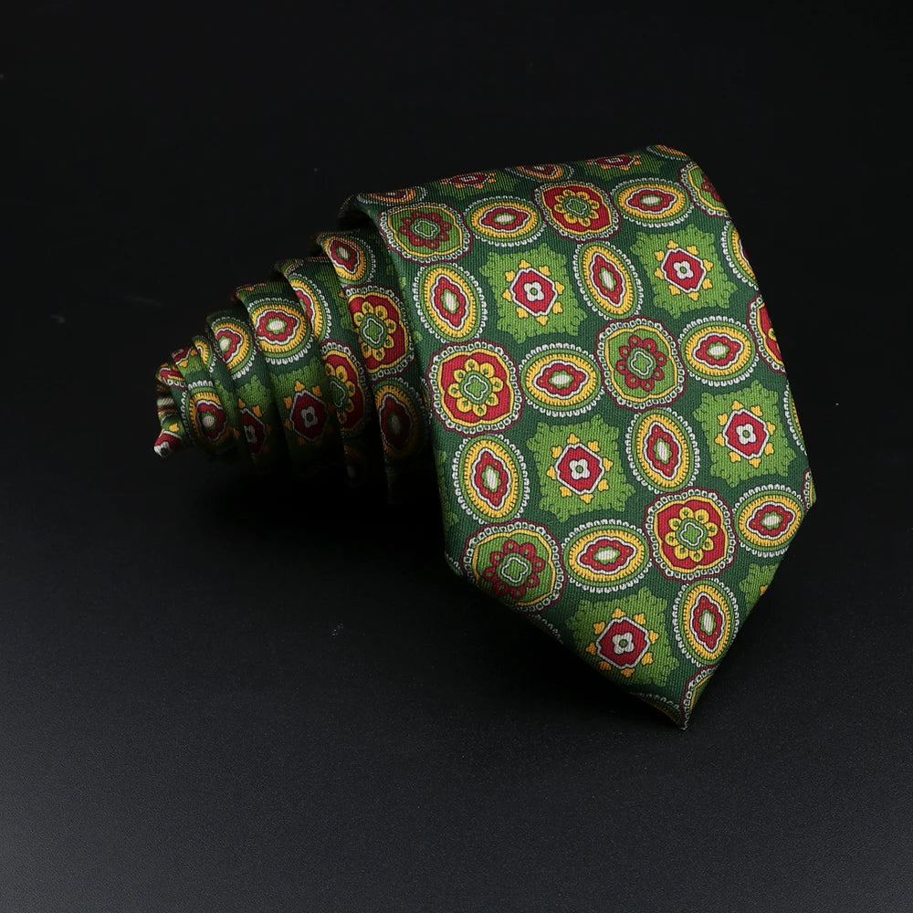 51 Styles Men's Silk Ties Jacquard Striped Plaid Floral Necktie Accessories Daily Wear Shirt Suit Cravat Wedding Party Gift