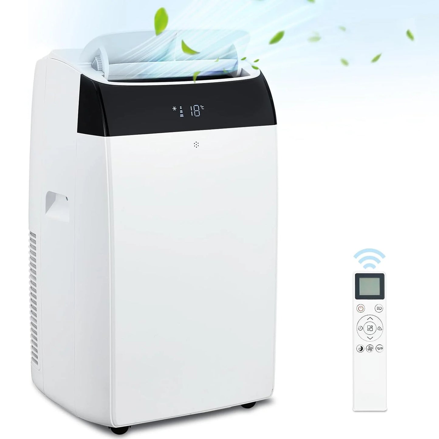 14000 BTU Portable Air Conditioner. 3-In-1 Cooling Unit with Fan & Dehumidifier