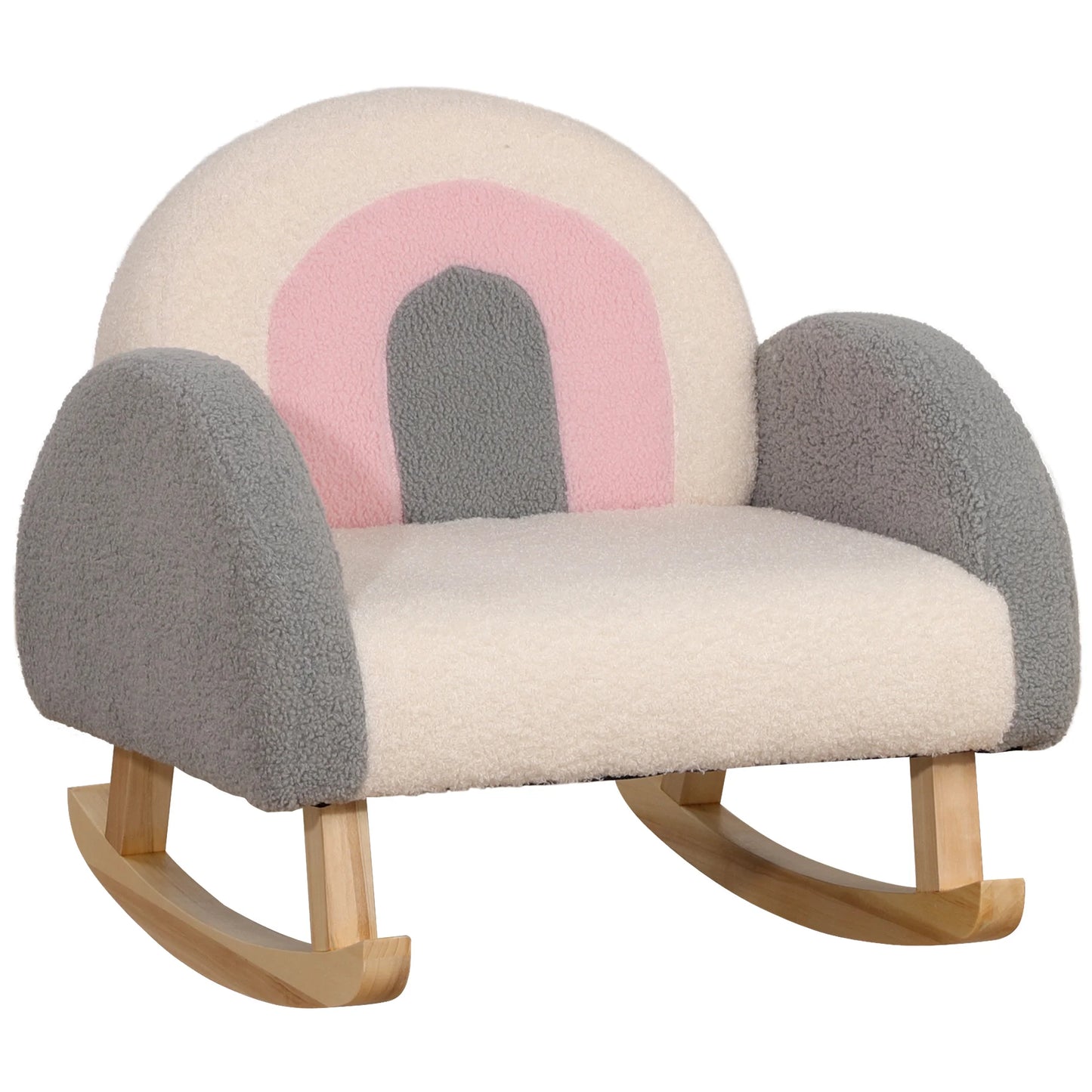 Rocking Toddle Sofa Chair for Nursery Kindergarten Playroom Bedroom - Gray