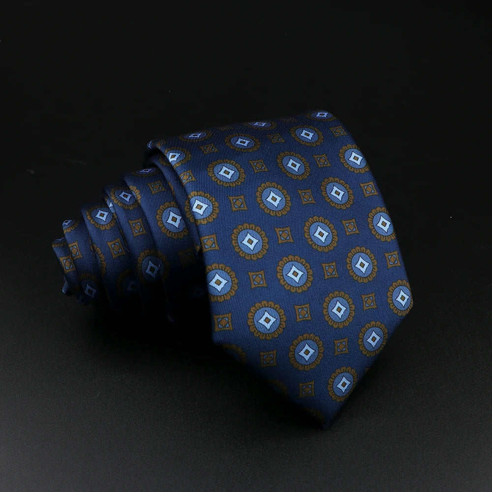 51 Styles Men's Silk Ties Jacquard Striped Plaid Floral Necktie Accessories Daily Wear Shirt Suit Cravat Wedding Party Gift