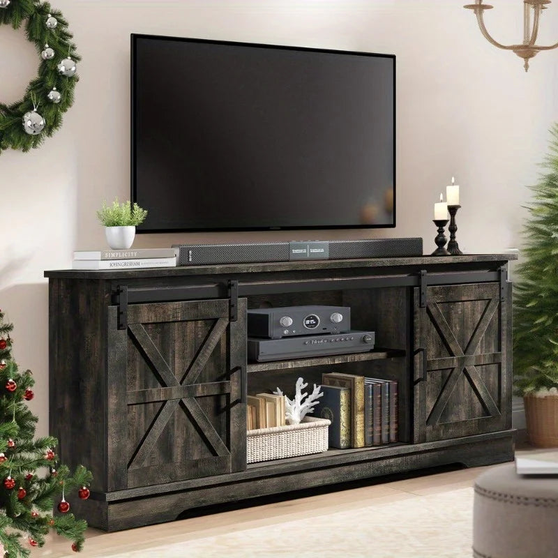 65-inch TV Entertainment Center Media console TV stand with locker