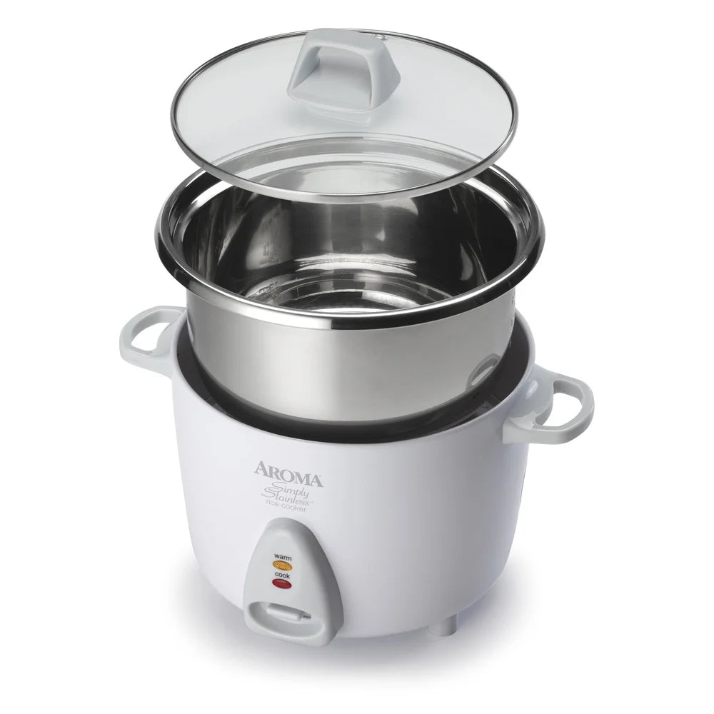 14 Cup Stainless Steel Rice Cooker One Touch Keep Warm