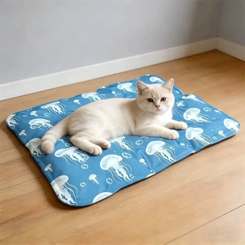 Self-Cooling Gel Pet Mat for Dogs & Cats.Washable Breathable Summer Cooling Pad