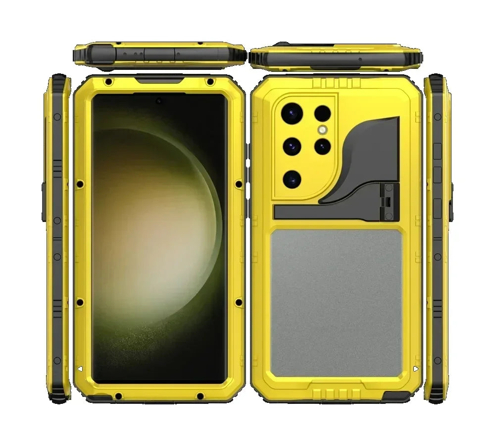 IP68 Waterproof Heavy Duty Metal Phone Case for Samsung Galaxy S24 S23 S22 Ultra Plus