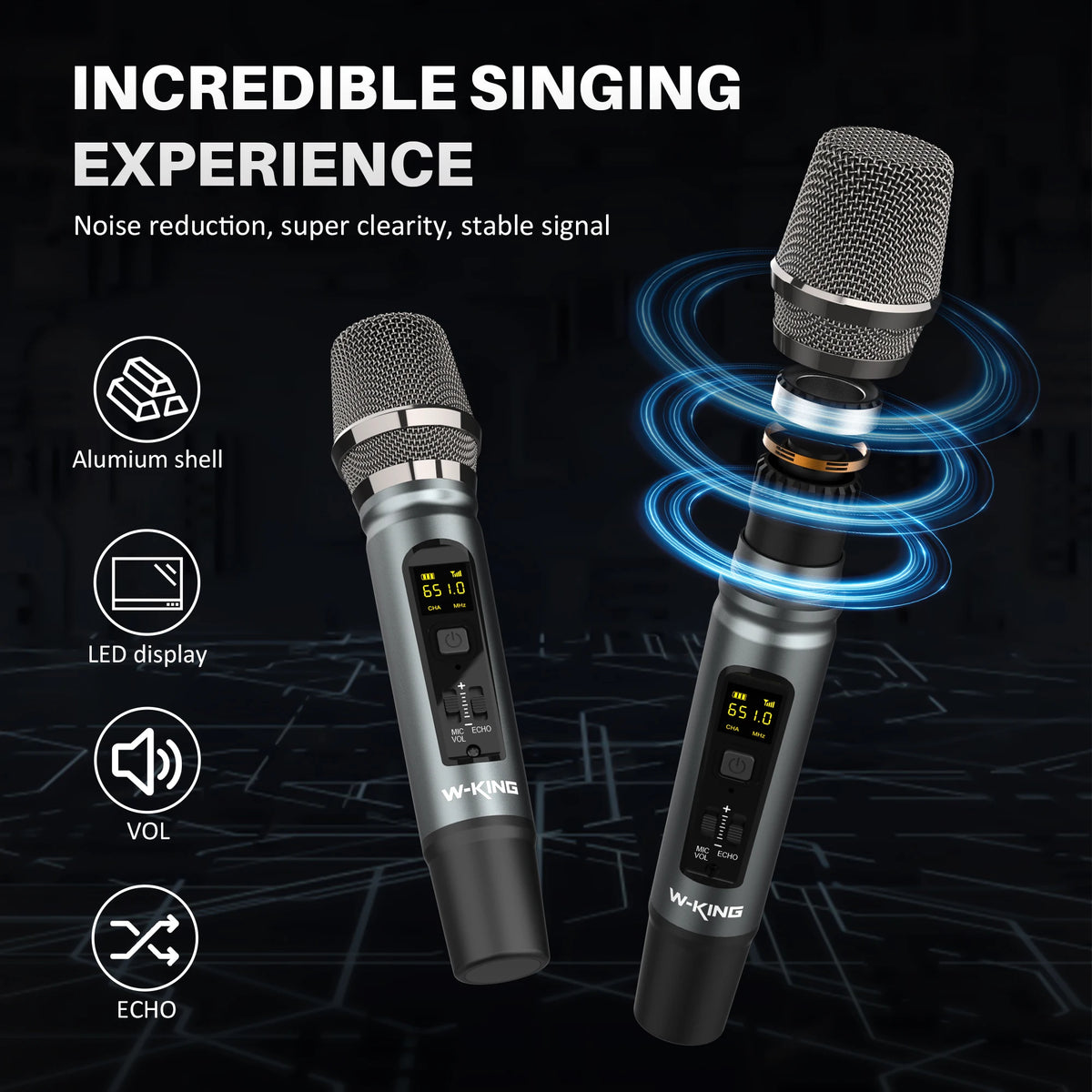 W-KING D20 Portable Bluetooth Speaker – 200W Peak Waterproof Outdoor Speaker