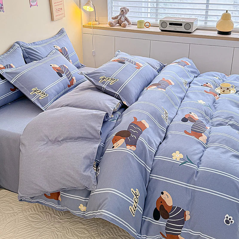 Printed Comforter & Duvet Bedding Set